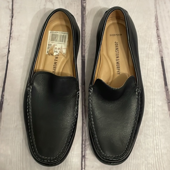 Johnston & Murphy Sheepskin Loafers Size 8 - Picture 3 of 11